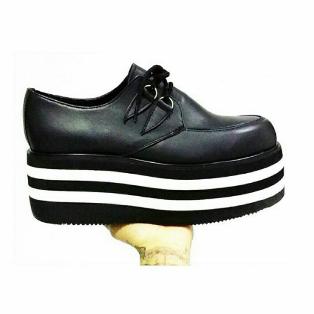 Handmade leather unisex creepers